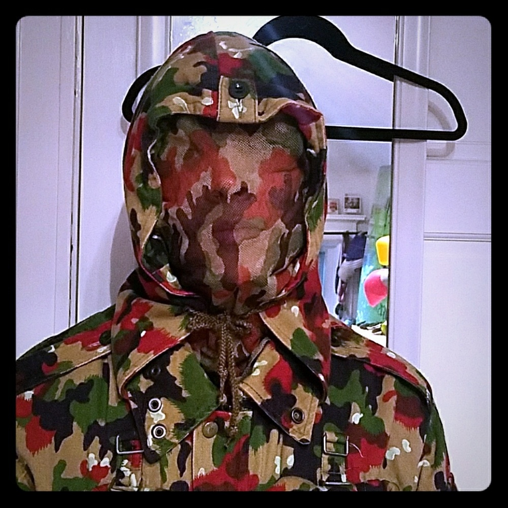 Military Jacket Swiss Camo. Supreme print